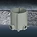 Non-Metallic Floor Box for Concrete Pour, with 3/4 and 1 in. Hubs