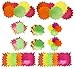 Neon Starbursts Cut-Outs - Perfect for School-Boards, Offices, Memos, Arts and Crafts and More! (2 Pack)