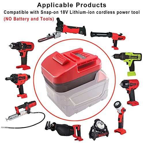 Battery Adapter for Dewalt 20V Milwaukee 18V M18 Lithium Battery