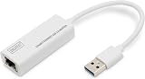 DIGITUS USB 3.0 to Gigabit Ethernet Adapter 1 GBit/s RJ45 LAN Network Converter view 1
