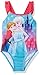 Disney Princess Girls' Frozen Swimsuit, Sky Blue, 3T
