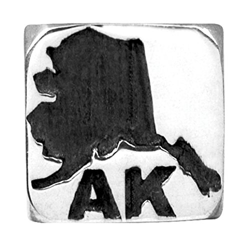 Harley-Davidson Womens .925 Silver State Ride Bead - Alaska Ride Bead