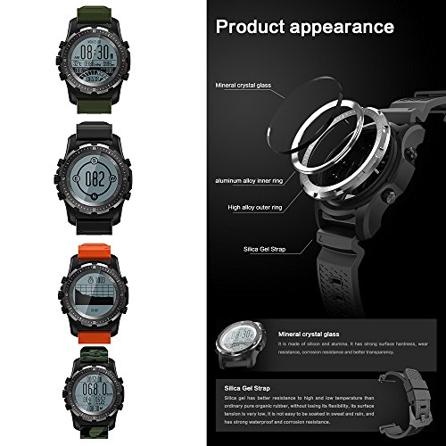 image for Choosebuy Bluetooth Smart Watch, Health Sport Intelligent Wristwatch I