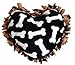 DADM Tie a No-Sew Fleece Heart Pillow for Your Lovely Friend. Pre-Cut Ready to Knot. Crafts Kits for Kids and Adults, Girls and Boys, Bone and Paw Print. Selfme