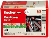 fischer DuoPower 6 x 30 S Plug Set with Safety Screw 50 pieces each view 3
