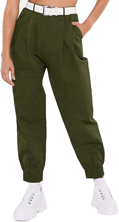 high waist work trousers