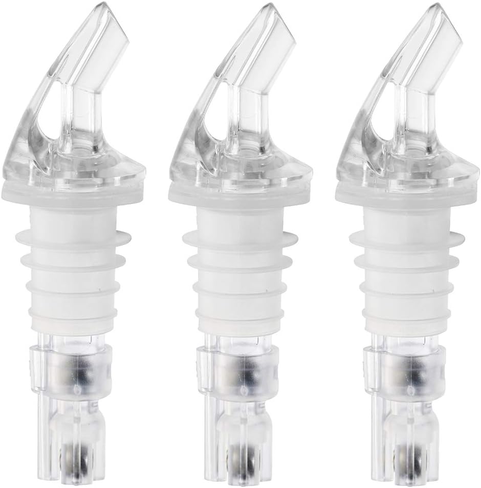 (Pack of 3) Measured Liquor Pourers, 1.25 oz, No Collar