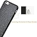 HESPLUS iPhone 6 / iPhone 6S Case Cover, Glitter Bling Anti-Shock Soft Gel Flexible TPU Rubber Case for iPhone 6 / iPhone 6S 4.7 Inch - Black