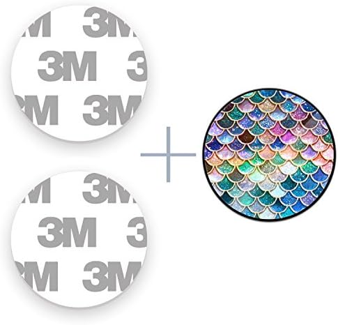 3M Double-side Glue for PopSockets, Phone Grip, Cell Phone Mount for Car, Expanding Holder(GIFT ATTATCHED)-Colorful