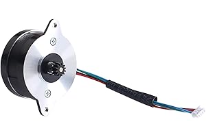 FYSETC Crealty K1 Max Extruder Motor - Original 36mm Pancake Stepper Motor Replacement: 1.8 Degree 12 Tooth Gear Circular Stepping for K1 Hotend Direct Drive Extrusion Kit 3D Printer Parts
