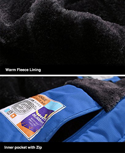 image for MAGCOMSEN Mountain Jackets for Men Fleece Climbing Snow Ski Jacket Win