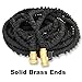 Black Mamba, Updated and Improved, 100', Expanding Garden Hose, Double Latex Core, Reinforced fabric cover, brass fittings, Includes 8 Position Spray Nozzle