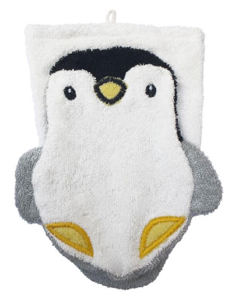 Fürnis Wash Cloth Wash Mitt Organic Penguin Large Adult
