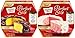 Duncan Hines Perfect Size Cake 2-Pack Bundle- Featuring Golden Fudge & Strawberry & Creme Mixes