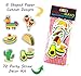 JOYIN 24 PCs Fiesta Paper Striped Straws for Cinco De Mayo Taco Party Decoration, Luau Event Photo Props, Fun Mexican Coco Theme Supplies for Carnival Festival, Birthdays and Party Favors