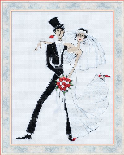 RIOLIS Wedding Tango Counted Cross Stitch Kit 7.75