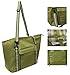 Earthwise Large Insulated PICNIC BAG Basket Backpack Tote Set w/COMPLETE 2 PERSON TABLE SETTING Utensils Set ZIPPER Compartment & Adjustable Shoulder Strap