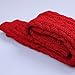 Colorful House Fingerless Thumb Hole Long Gloves Mittens Winter Arm Warmer (Dark Red)