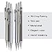 Professional Drafting Pencil,15 Pieces Metal Pencil Set, Mechanical Pencil with Pencil Lead and Three Erasers for Writing, Drawing, Signature,(0.5mm and 0.7mm). (0.5mm and 0.7mm) (0.5mm and 0.7mm)