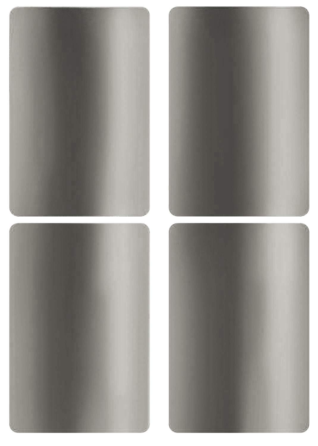 Royal Green Royal Green Metallic Labels 7.5 cm x 5 cm inches - Silver Rectangle Stickers (75 mm x 50 mm) - 200 Pack — image 1