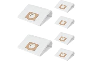 WHI-GN Replacement for EGO Power+ Dust Bags, AVG0905 Fleece Filter Bags, compatible with EGO 9 Gallon Cordless Wet/Dry Vacuum WDV0900 (6 Pack)