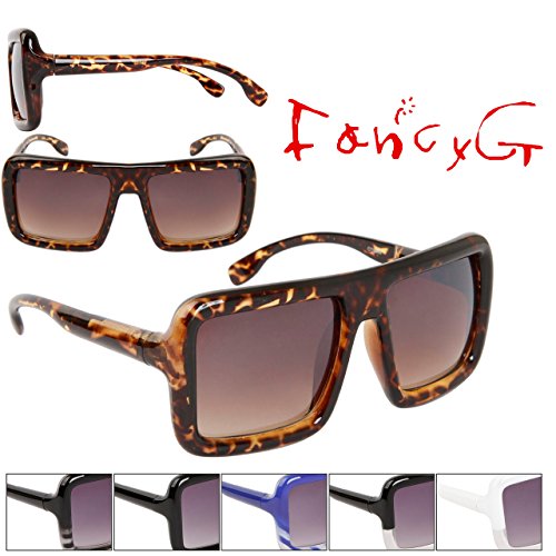FancyG® Fashion Designed Cee Lo Green Inspired Style Square Shape Shades UV Protection Sunglasses Frame Unisex Fashion Eyewear