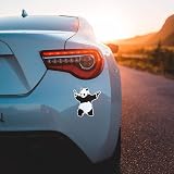 Arubas Banksy Bad Panda Graffiti Sticker Car Vinyl Decal Bumper Funny view 3