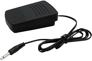 SIXQJZML 1.5M Mini Sewing Machine Foot Pedal,Household Momentary Sewing Machine Foot Switch On Off Operated Pedal Controller for 6V Small Sewing Machines 202 Making