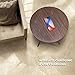 i-star QI Wireless Charging Smart Table - 360° Bluetooth Speaker Louder Surround HD Sound Projection with USB AUX Charging Inputs End Multifunctional Coffee Table Triangle Wooden Night Stand Table