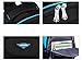 YST Waterproof Nylon Backpack School Students Lightweight Bookbag Travel Daypack Handbag for Both Girls & Boys (Blue)