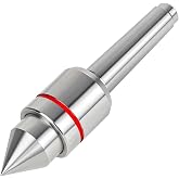 Eumtenr Heavy Duty 60&deg; MT2 Live Center, 2MT Morse Taper Precision Rotary Live Revolving Milling Center Taper Metal Work Lathe Tool for High Speed Turning, Lathe Medium Duty CNC Work
