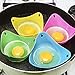 Egg Poacher – BROTHERS Silicone Egg Poaching Cups, For Microwave or Stovetop Egg Cooking, BPA Free, Pack of 4