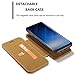 Samsung Galaxy S8 Plus Case Genuine Leather Wallet Phone Case with Flap Cover Card Slot Holder