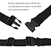 White Cloud Ultraslim Nylon Water Resistant Stealth Small Running Travel Waist Bag Packs