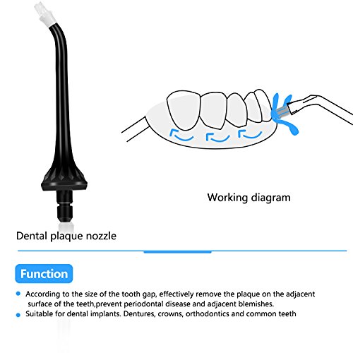 Electric Water Flosser Oral Irrigator Cordless Flossers Combo IPX7 200ML FDA UBTKEY (water flosser tips)
