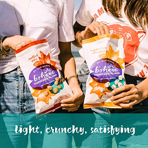 Bohana Water Lily Puffs Variety 6 Pack Plant Based Superfood Snack Puff All Natural Non