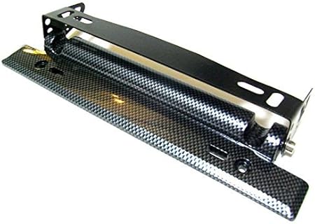 Amazon 自動車用 ナンバー プレート 角度 調整 ステー カーボン 調 汎用 車 バイク 車 バイク