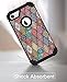Hocase iPhone 8 Case iPhone 7 Case, Shockproof Protection Heavy Duty Hard Plastic+Silicone Rubber Bumper Full Body Protective Case for iPhone 8, iPhone 7 (4.7-Inch Display) - Mandala Flowers/Black