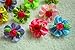yagopet 10pcs/Pack Dog Hair Bows Cute Bright Flowers Designs Rubber Bands Dog Topknot Bows for Holidays Pet Dog Grooming Bows Supplies Dog Hair Accessories