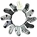 12 Pairs Non Skid Ankle Cotton Socks Baby Walker Boys Girls Toddler Anti Slip Stretch Knit Stripes Star Footsocks Sneakers Crew Socks With Grip For 16-36 Months Baby