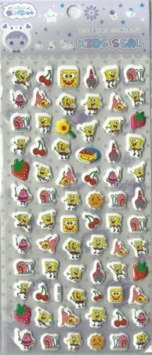 Spongbob Foam Shape Sticker/Puffy Sticker Art Supplies
