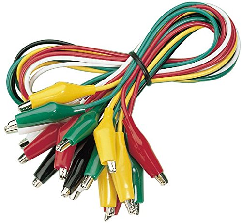 McPower GT-1810 Crocodile Clamp Set 10 Pieces 50 cm Cable Length