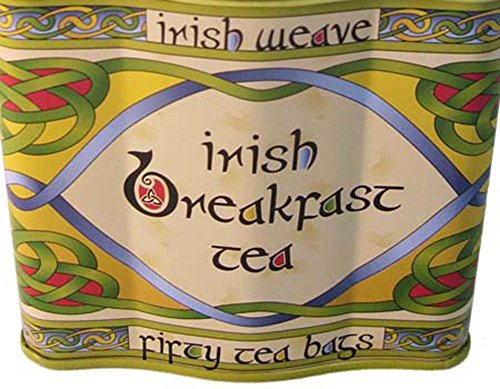 Breakfast Tea - Irish Weave Tin 50 Count Tea Bags - //coolthings.us