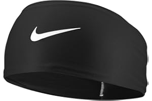 Nike Dri-Fit Head Tie 2.0 Headbands, White/Black, One Size