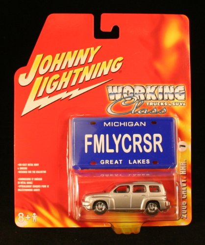 2006 CHEVY HHR * WORKING CLASS TRUCKS & SUVs * 2005 Johnny Lightning Die-Cast Vehicle & Bonus Mini Classic License Plate