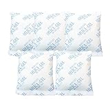 Dry & Dry 300 Gram [5 Packets] Premium Pure & Safe Silica Gel Desiccant Packeks Dehumidifier - Rechargeable Fabric Silica Packets for Moisture