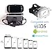 OneLife Virtual Reality 3D Glasses With Bluetooth Remote + Earbuds, Fits Smartphone Screens Up To 6 Inches