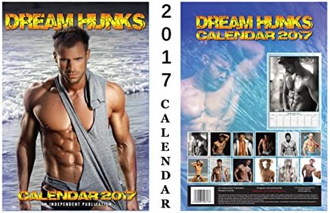 Dream Hunks 2017 Calendar + Blank Fridge Magnet