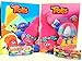 Party Favors Trolls Coloring Book & Crayon Set 12 Pack ( Assorted Style)