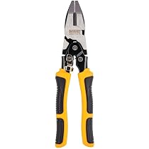 Pince Universelle VDE Dewalt 160 Mm - Dureté 61 HRC, Testée 1000V - Poignée Confortable, Coupe Précise, Pour électriciens Et Bricoleurs - 10